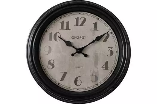 Настенные часы ENERGY ЕС-151, 1xAA, черный (102249)