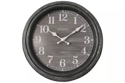 Настенные часы ENERGY ЕС-152, 1xAA, черный (102248)