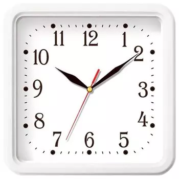 Настенные часы Troyka, 1xAA, белый (81810835)