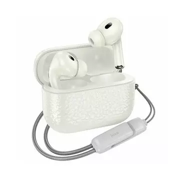 Наушники TWS Hoco EQ9 Plus, молочный белый