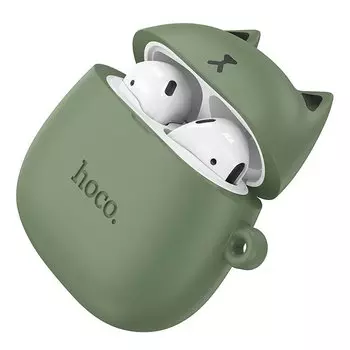 Наушники TWS Hoco EW45 APods 2, белый/зеленый