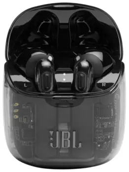 Наушники TWS JBL TUNE 225TWS Ghost Edition, вкладыши, черный (JBLT225TWSGHOSTBLK)