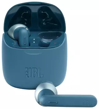 Наушники TWS JBL TUNE 225TWS, вкладыши, синий (JBLT225TWSBLU)