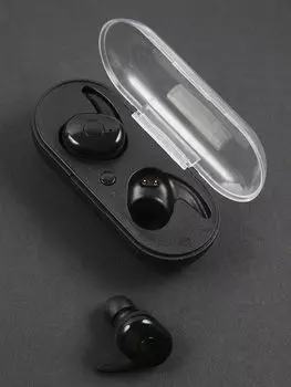 Наушники TWS mObility mt-04, внутриканальные, черный