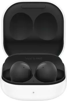 Наушники TWS Samsung Galaxy Buds 2, внутриканальные, черный/белый (SM-R177NZKACIS)