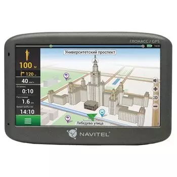 Навигатор Navitel G500, 5" 480x272 Touch, 128Mb RAM, 4Gb, 950 мА·ч, Windows CE 6.0, Навител