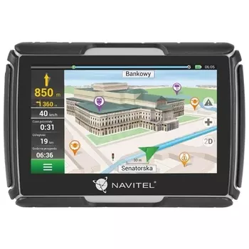 Навигатор Navitel G550 Moto, 4.3" 480x272 Touch, 128Mb RAM, 8Gb, Bluetooth, 1.5 А·ч, Windows CE 6.0, Навител