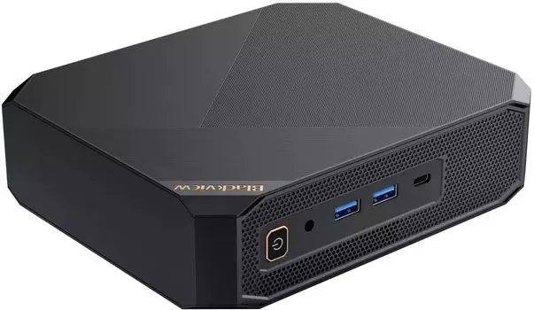 Неттоп Blackview MP200, Intel Core i9 11900H 2.5 ГГц, 16Gb RAM, 512Gb SSD, Wi-Fi, BT, W11Pro, черный (MP200/I9-11900H/16+512GB)