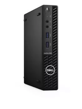 Неттоп Dell OptiPlex 3080 Micro, Intel Core i3 10105T 3GHz, 8Gb RAM, 256Gb SSD, WiFi, BT, Linux, черный, клавиатура, мышь (3080-9872)