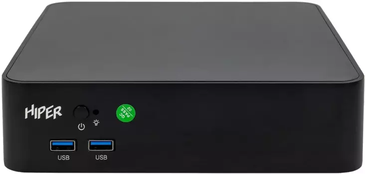 Неттоп Hiper ActiveBox S8, Intel Core i3 12100 3.3 ГГц, 8Gb RAM, 256Gb SSD, Wi-Fi, BT, W10Pro, черный (AS8-I3121R8N2WPB)