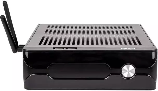 Неттоп Hiper M9 8T052CLK9I, Intel Celeron G5905 3.5 ГГц, 4Gb RAM, 128Gb SSD, Wi-Fi, BT, Linux, черный (8T052CLK9I)