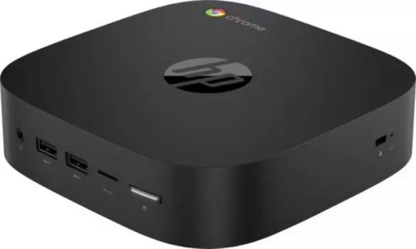 Неттоп HP ChromeBox G3 DM , Intel Celeron 5205U 1.9GHz, 4Gb RAM, 32Gb SSD, WiFi, BT, ChromeOS , черный (2E6H9AW)