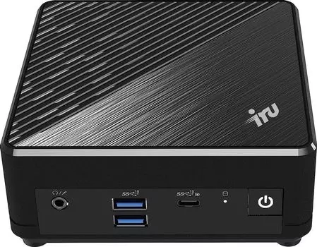 Неттоп IRU 11N1MS, Intel Processor N100 800 МГц, 8Gb RAM, 256Gb SSD, Wi-Fi, BT, без ОС, черный (1992626)