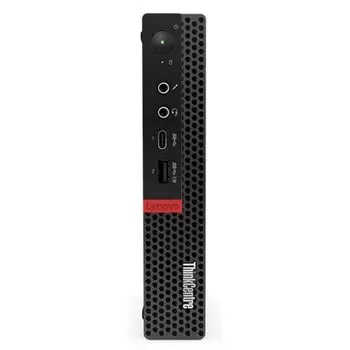 Неттоп Lenovo ThinkCentre Tiny M75q, AMD Ryzen 5 Pro 5650GE 3.4 ГГц, 16Gb RAM, 256Gb SSD, Wi-Fi, BT, без ОС, черный (11JNS02G00)