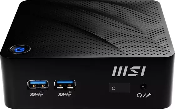 Неттоп MSI Cubi N JSL-041RU, Intel Celeron N4500 1.1 ГГц, 4Gb RAM, 128Gb SSD, Wi-Fi, BT, W10Pro, черный (9S6-B0A111-047)
