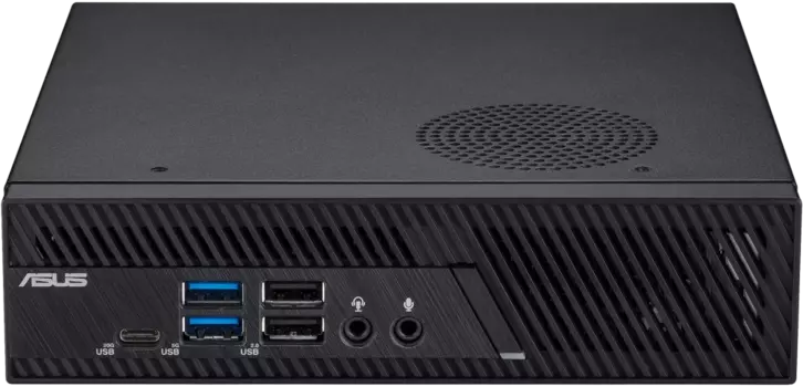 Неттоп-платформа ASUS PB63-B-BP052MD, G7400 3.7 ГГц 2xDDR5 SODIMM, 1x2.5" HDD/SSD, 1xM.2 SSD, WiFi, BT, черный (90MR0121-M001M0)