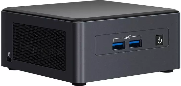 Неттоп-платформа Intel NUC 11 BNUC11TNHI30L00, Intel Core i3-1115G4 3GHz 2xDDR4 SODIMM, 1x2.5" HDD/SSD, 1xM.2 SSD, WiFi, BT, черный (BNUC11TNHI30L00)