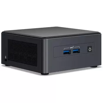 Неттоп-платформа Intel NUC 11 Pro BNUC11TNHI30000, Intel Core i3-1115G4 3 ГГц 2xDDR4 SODIMM, 1x2.5" HDD/SSD, 2xM.2 SSD, WiFi, BT, черный (BNUC11TNHI30000)