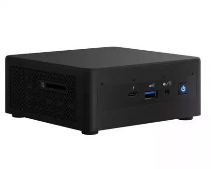Неттоп-платформа Intel NUC, Intel Core i3-1115G4 3 ГГц 2xDDR4 SODIMM, 1x2.5" HDD/SSD, 1xM.2 SSD, WiFi, BT, черный (RNUC11PAHI30Z02)