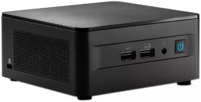 Неттоп-платформа Intel NUC, Intel Core i5-1240P 1.7 ГГц 2xDDR4 SODIMM, 1x2.5" HDD/SSD, 1xM.2 SSD, WiFi, BT, черный (NUC12WSHI50000)