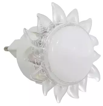 Ночник в розетку TDM ELECTRIC "Подсолнух", белый (SQ0357-0031)