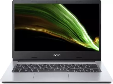 Ноутбук Acer Aspire 1 A114-33-P7VD 14" IPS 1366x768, Intel Pentium Silver N6000 1.1 ГГц, 8Gb RAM, 128Gb eMMC, без OC, серебристый (NX.A7VER.00A)