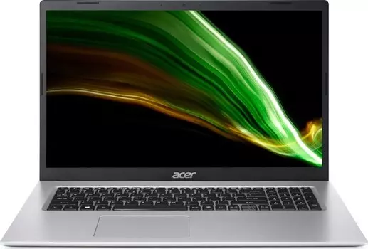Ноутбук Acer Aspire 3 A317-33-P05W 17.3" IPS 1920x1080, Intel Pentium Silver N6000 1.1 ГГц, 8Gb RAM, 512Gb SSD, без OC, серебристый (NX.A6TER.012)