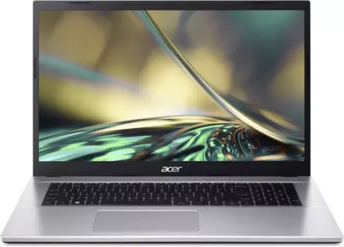 Ноутбук Acer Aspire 3 A317-54-388R 17.3" IPS 1920x1080, Intel Core i3 1215U 1.2 ГГц, 16Gb RAM, 512Gb SSD, без OC, серебристый (NX.K9YER.009)