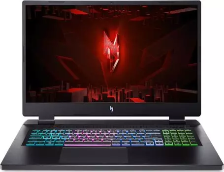 Ноутбук Acer Nitro 17 AN17-51-716G 17.3" IPS 2560x1440, Intel Core i7 13700H 2.4 ГГц, 16Gb RAM, 1Tb SSD, NVIDIA GeForce RTX 4050-6Gb, без OC, черный (NH.QK5CD.001)