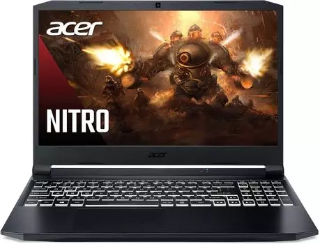 Ноутбук Acer Nitro 5 AN515-45-R9RS 15.6" 1920x1080, AMD Ryzen 7 5800H 3.2GHz, 16Gb RAM, 1Tb SSD, NVIDIA GeForce RTX 3080-8Gb, WiFi, BT, Cam, W10, черный (NH.QBSER.005) Плохая упаковка