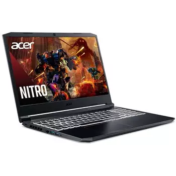 Ноутбук Acer Nitro 5 AN515-55-50LX 15.6" 1920x1080, Intel Core i5-10300H 2.5GHz, 16Gb RAM, 512Gb SSD, NVIDIA GeForce RTX 3050 Ti-4Gb, WiFi, BT, Cam, W10, черный (NH.QB1ER.006) плохая упаковка