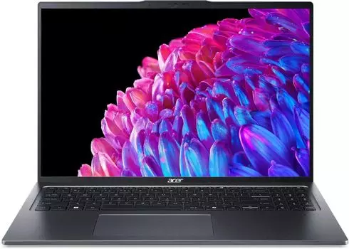 Ноутбук Acer Swift Go 16 SFG16-72-709R 16" OLED 3200x2000, Intel Core Ultra 7 155H 1.4 ГГц, 16Gb RAM, 1Tb SSD, W11, металлический (NX.KSHCD.002)