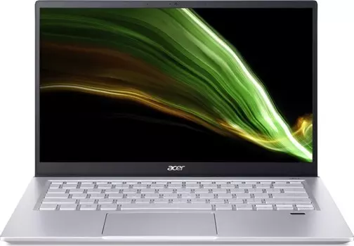 Ноутбук Acer Swift SFX14-41G 14" IPS 1920x1080, AMD Ryzen 5 5500U 2.1 ГГц, 8Gb RAM, 512Gb SSD, NVIDIA GeForce GTX 1650-4Gb, W11, синий (NX.AU1ER.006)