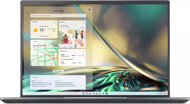 Ноутбук Acer Swift SFX14-51G 14" IPS 2240x1400, Intel Core i5 1240P 1.7 ГГц, 16Gb RAM, 512Gb SSD, NVIDIA GeForce RTX 3050-4Gb, W11, серый (NX.K6KER.005)