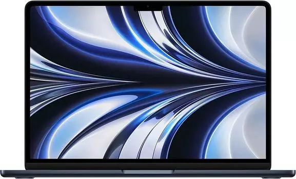 Ноутбук Apple MacBook Air A2681 13.6" IPS 2560x1664, Apple M2 3.5 ГГц, 16Gb RAM, 256Gb SSD, MacOS, полуночный (MC7X4LL/A), Требуется переходник EU