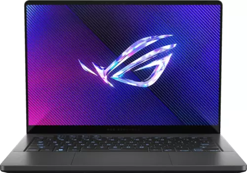 Ноутбук ASUS ROG Zephyrus G14 GA403UV-QS096 14" OLED 2880x1800, AMD Ryzen 9 8945HS 4 ГГц, 16Gb RAM, 512Gb SSD, NVIDIA GeForce RTX 4060-8Gb, без OC, серый (90NR0I01-M005B0)