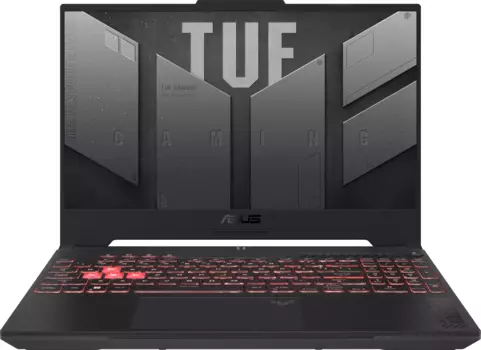 Ноутбук ASUS TUF Gaming A15 FA507NV-LP058W 15.6" IPS 1920x1080, AMD Ryzen 7 7735HS 3.2 ГГц, 16Gb RAM, 512Gb SSD, NVIDIA GeForce RTX 4060-8Gb, W11, серый (90NR0E85-M00AC0)