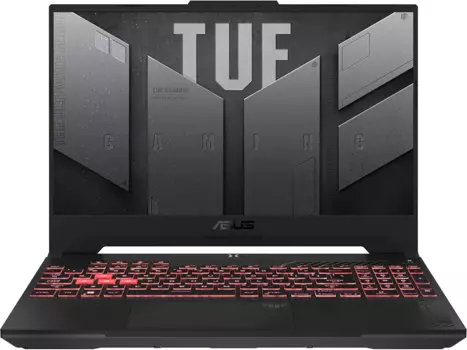 Ноутбук ASUS TUF Gaming A15 FA507NV-LP103 15.6" IPS 1920x1080, AMD Ryzen 5 7535HS 3.3 ГГц, 16Gb RAM, 512Gb SSD, NVIDIA GeForce RTX 4060-8Gb, без OC, серый (90NR0E85-M00BJ0)