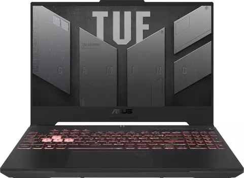 Ноутбук ASUS TUF Gaming A15 FA507RR-HN035 15.6" IPS 1920x1080, AMD Ryzen 7 6800H 3.2 ГГц, 16Gb RAM, 512Gb SSD, NVIDIA GeForce RTX 3070-8Gb, без OC, серый (90NR0B32-M00540)