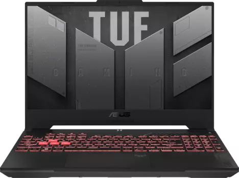 Ноутбук ASUS TUF Gaming A15 FA507UV-LP149 15.6" IPS 1920x1080, AMD Ryzen 7 8845HS 3.8 ГГц, 16Gb RAM, 512Gb SSD, NVIDIA GeForce RTX 4060-8Gb, без OC, серый (90NR0I25-M007W0)