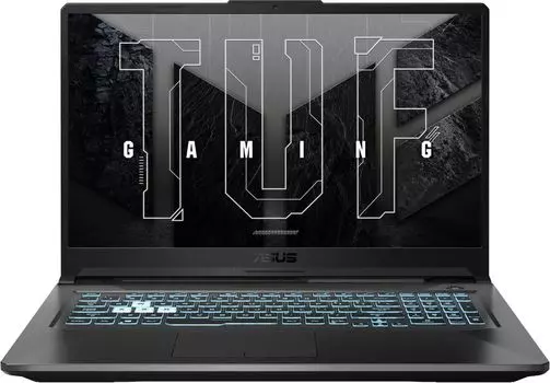 Ноутбук ASUS TUF Gaming A17 FA706ICB-HX063 17.3" IPS 1920x1080, AMD Ryzen 7 4800H 2.9 ГГц, 8Gb RAM, 512Gb SSD, NVIDIA GeForce RTX 3050-4Gb, без OC, черный (90NR0675-M005R0)