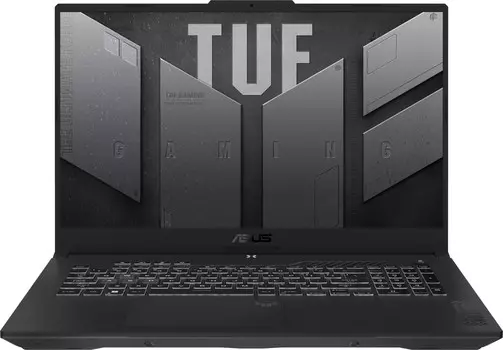 Ноутбук ASUS TUF Gaming A17 FA707NU-HX052 17.3" IPS 1920x1080, AMD Ryzen 5 7535HS 3.3 ГГц, 16Gb RAM, 1Tb SSD, NVIDIA GeForce RTX 4050-6Gb, без OC, серый (90NR0EF5-M00380)