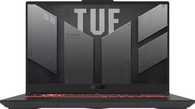 Ноутбук ASUS TUF Gaming A17 FA707RM-HX041W 17.3" IPS 1920x1080, AMD Ryzen 7 6800H 3.2 ГГц, 16Gb RAM, 512Gb SSD, NVIDIA GeForce RTX 3060-6Gb, W11, серый (90NR0972-M00200)