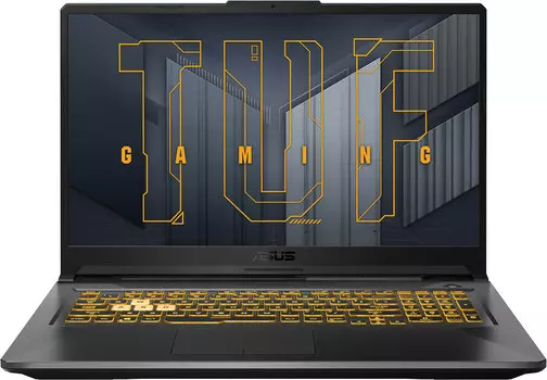 Ноутбук ASUS TUF Gaming F17 FX706HEB-HX103 17.3" 1920x1080, Intel Core i5 11400H 2.7 ГГц, 8Gb RAM, 512Gb SSD, NVIDIA GeForce RTX 3050 Ti-4Gb, без OC, серый (90NR0713-M03690)