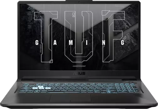 Ноутбук ASUS TUF Gaming F17 FX706HF-HX035 17.3" IPS 1920x1080, Intel Core i5 11400H 2.2 ГГц, 16Gb RAM, 512Gb SSD, NVIDIA GeForce RTX 2050-4Gb, без OC, черный (90NR0HC4-M00310)