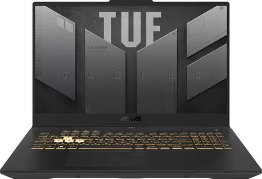 Ноутбук ASUS TUF Gaming F17 FX707ZC4-HX014 17.3" IPS 1920x1080, Intel Core i5 12500H 2.5 ГГц, 16Gb RAM, 512Gb SSD, NVIDIA GeForce RTX 3050-4Gb, без OC, серый (90NR0GX1-M000K0)
