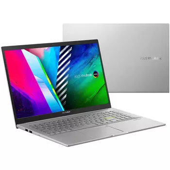 Ноутбук ASUS VivoBook 15 K513EA-L12013W 15.6" OLED 1920x1080, Intel Core i5 1135G7 2.4 ГГц, 8Gb RAM, 512Gb SSD, W11, серебристый (90NB0SG2-M38550)