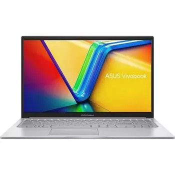 Ноутбук ASUS VivoBook 15 X1504VA-BQ574 15.6" IPS 1920x1080, Intel Core 5 120U 900 МГц, 16Gb RAM, 512Gb SSD, без OC, серебристый (90NB13Y2-M000D0)