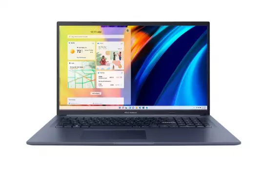 Ноутбук ASUS VivoBook 17 M1702QA-AU082 17.3" IPS 1920x1080, AMD Ryzen 7 5800H 3.2 ГГц, 16Gb RAM, 512Gb SSD, без OC, синий (90NB0YA2-M003P0)