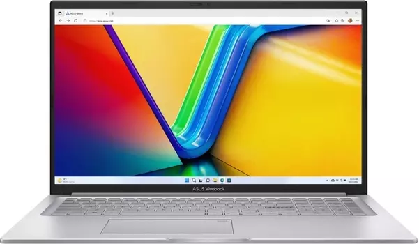 Ноутбук ASUS VivoBook 17 X1704VA-AU302 17.3" IPS 1920x1080, Intel Core 7 150U 1.2 ГГц, 16Gb RAM, 1Tb SSD, без OC, серебристый (90NB13X1-M000K0)
